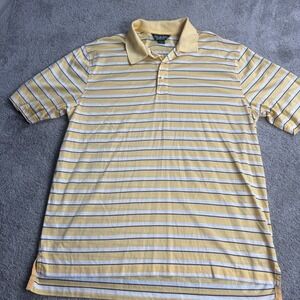 Brooks Brothers Country Club Men's Large Short Sleeve Polo Performance Knit